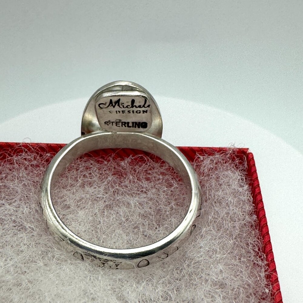 Handmade Bigfoot Ring Sterling Silver Brass Sasquatch Statement Ring Size 12 - Picture 12 of 12